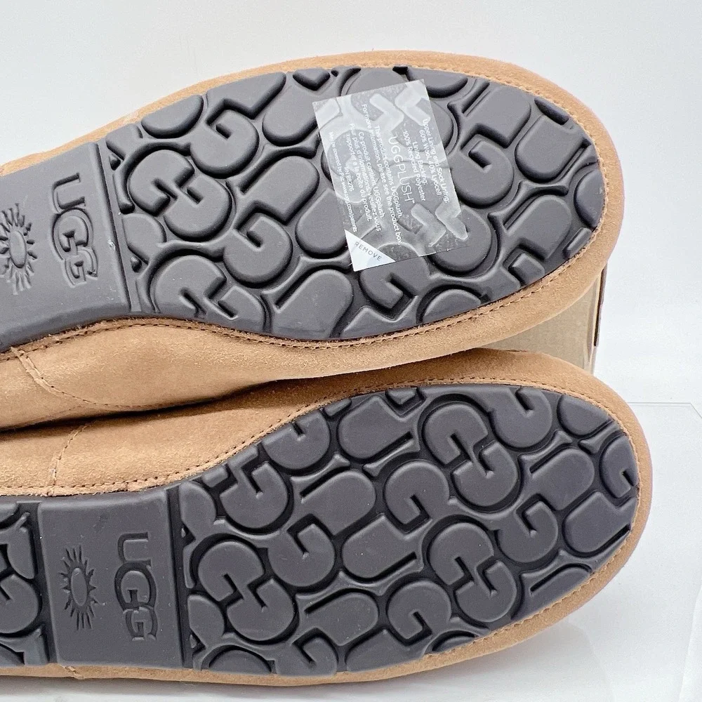 UGG Ascot Men's Slipper Casual Shoes Sand Chestnut Suede Size US 10
